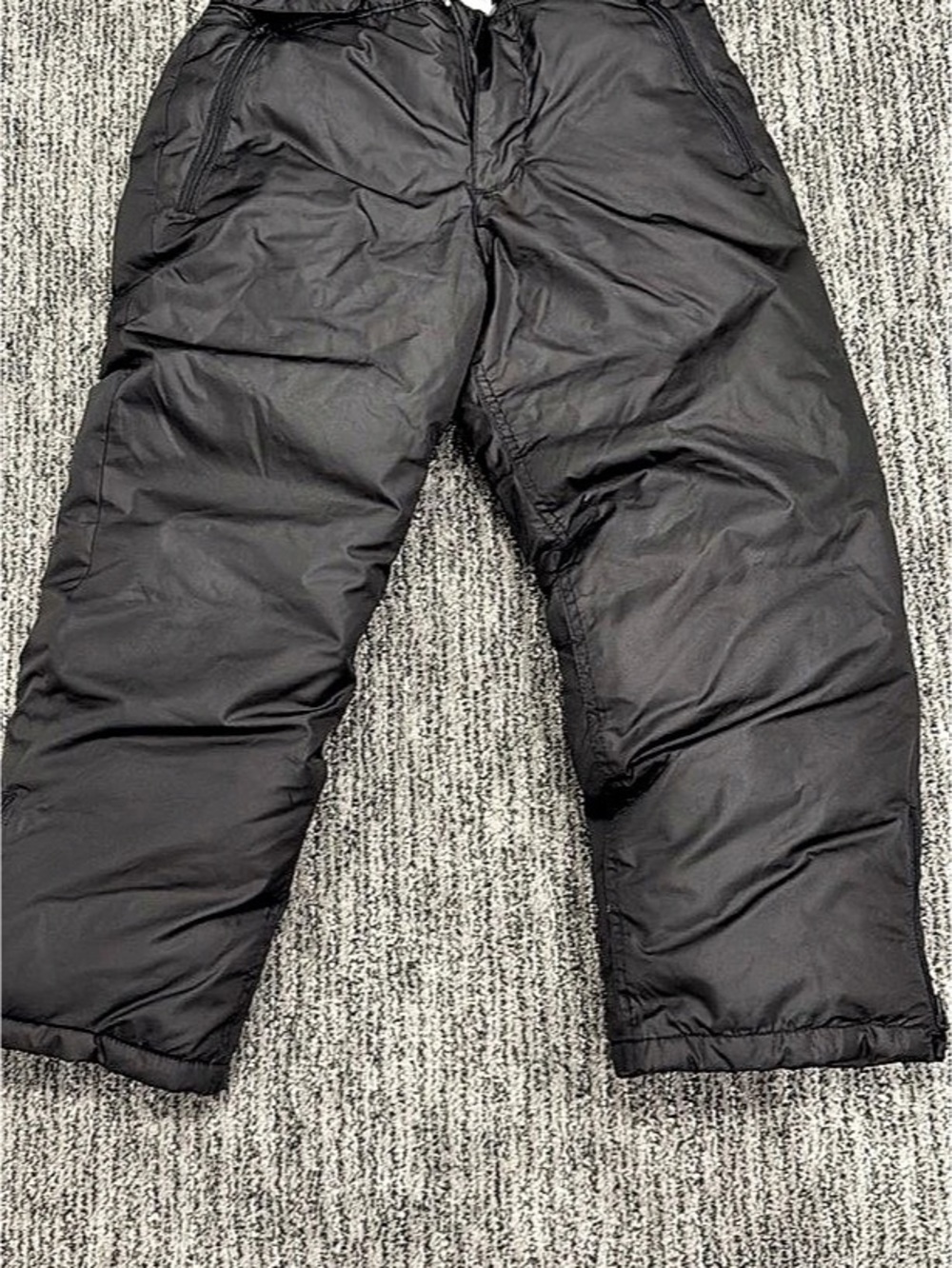 Black Puffer Snow Pants